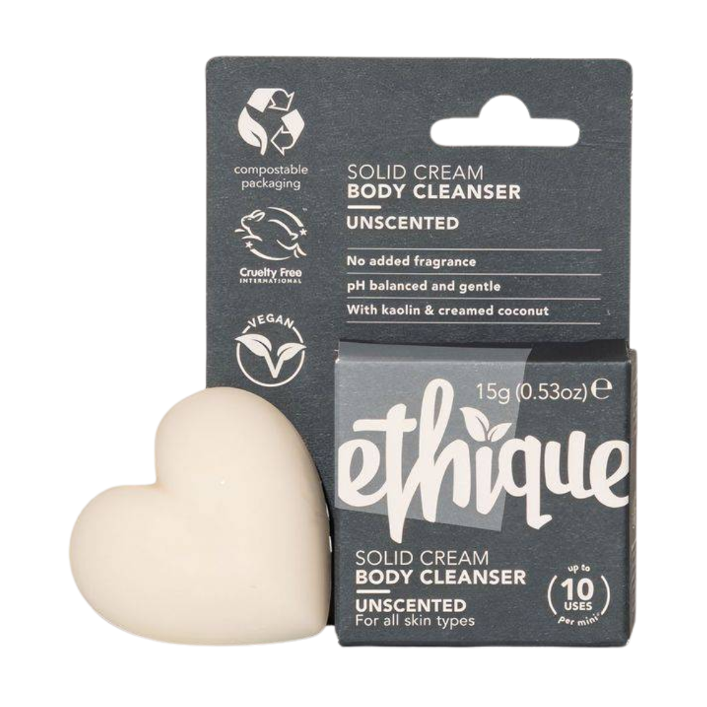 5 x ETHIQUE Solid Body Cleanser Mini 15g - Unscented