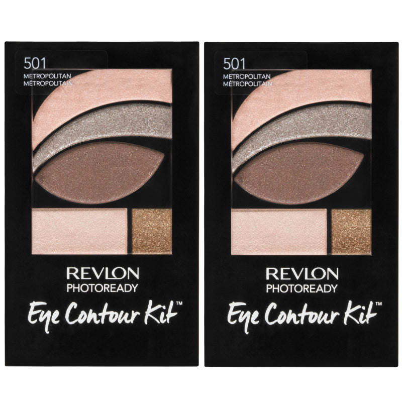 2 x Revlon PhotoReady Eye Contour Kit 2.8g - 501 Metropolitan