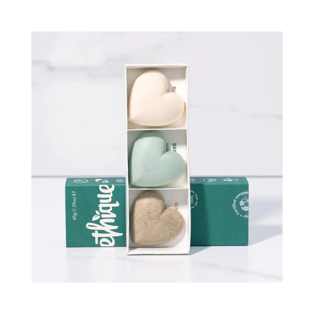 6 x ETHIQUE Discovery Minis 3 Pack - Luxurious Face Cleansing 45g