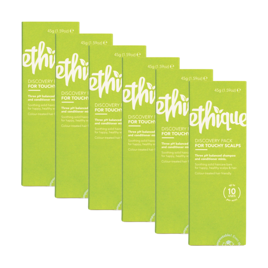 6 x ETHIQUE Discovery Minis 3 Pack - For Touchy Scalps 45g