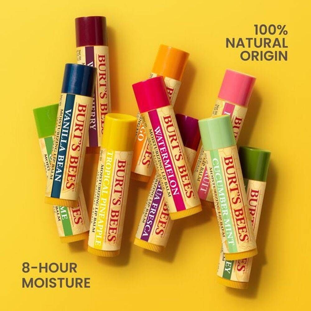 6 x Burt's Bees Passionfruit Lip Balm 4.25g
