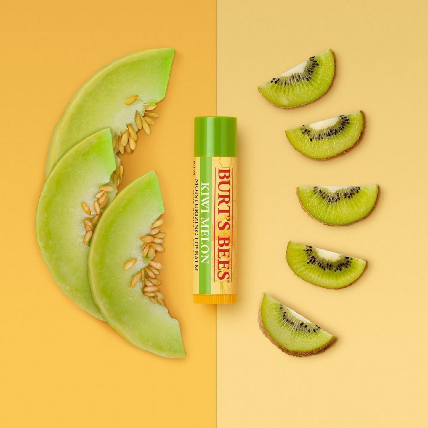 6 x Burt's Bees Kiwi Melon Lip Balm 4.25g