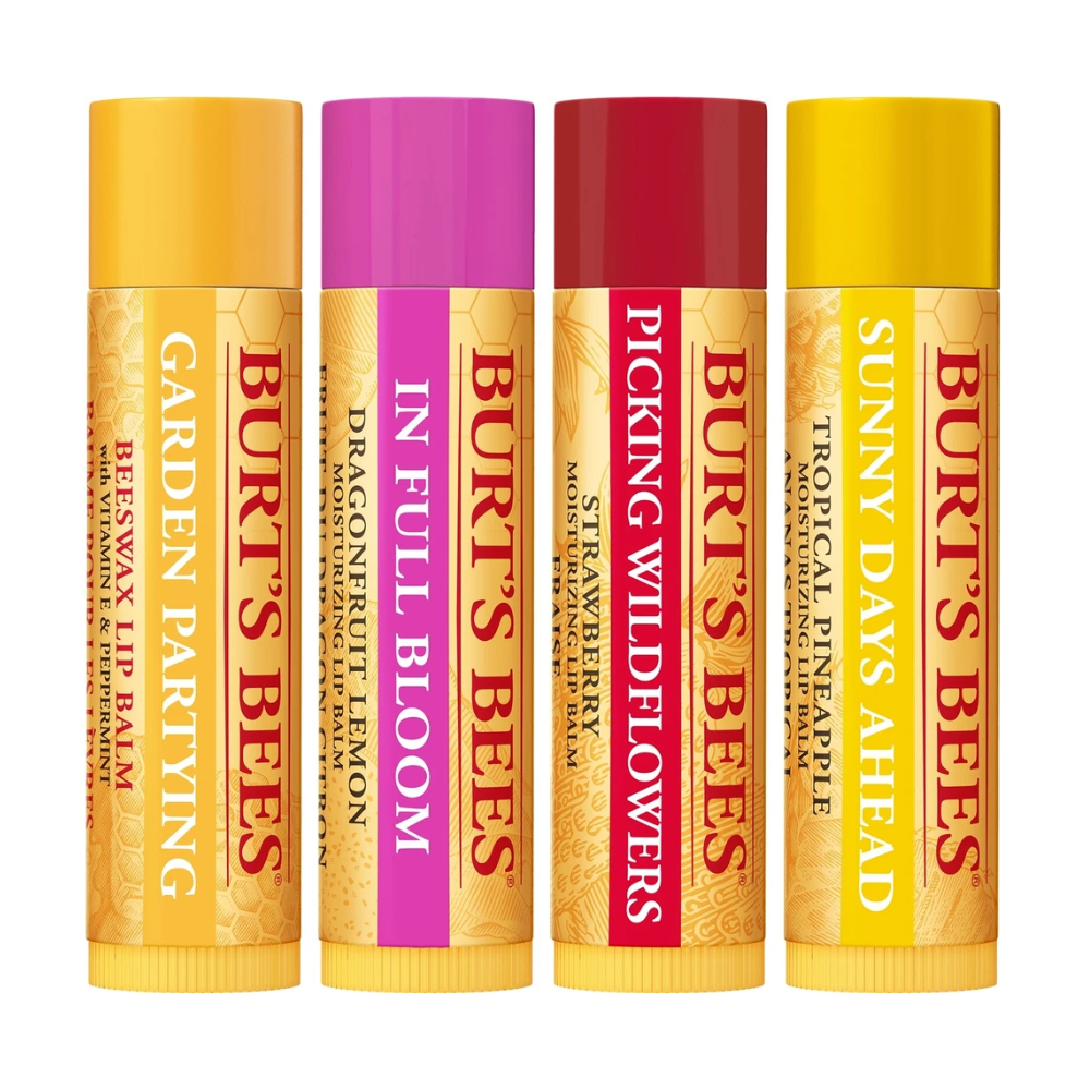 Burt's Bees Spring In Full Bloom Lip Balm Set 4x4.25g