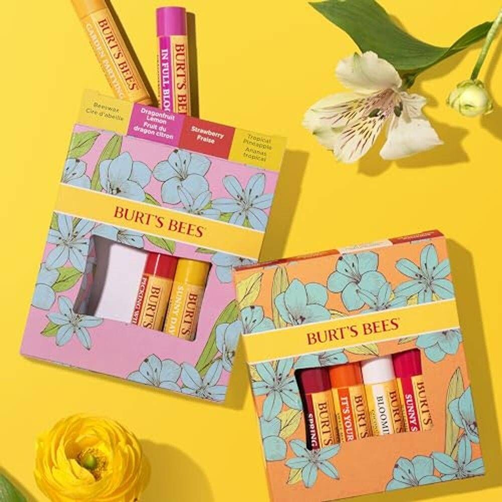 Burt's Bees Spring In Full Bloom Lip Balm Set 4x4.25g
