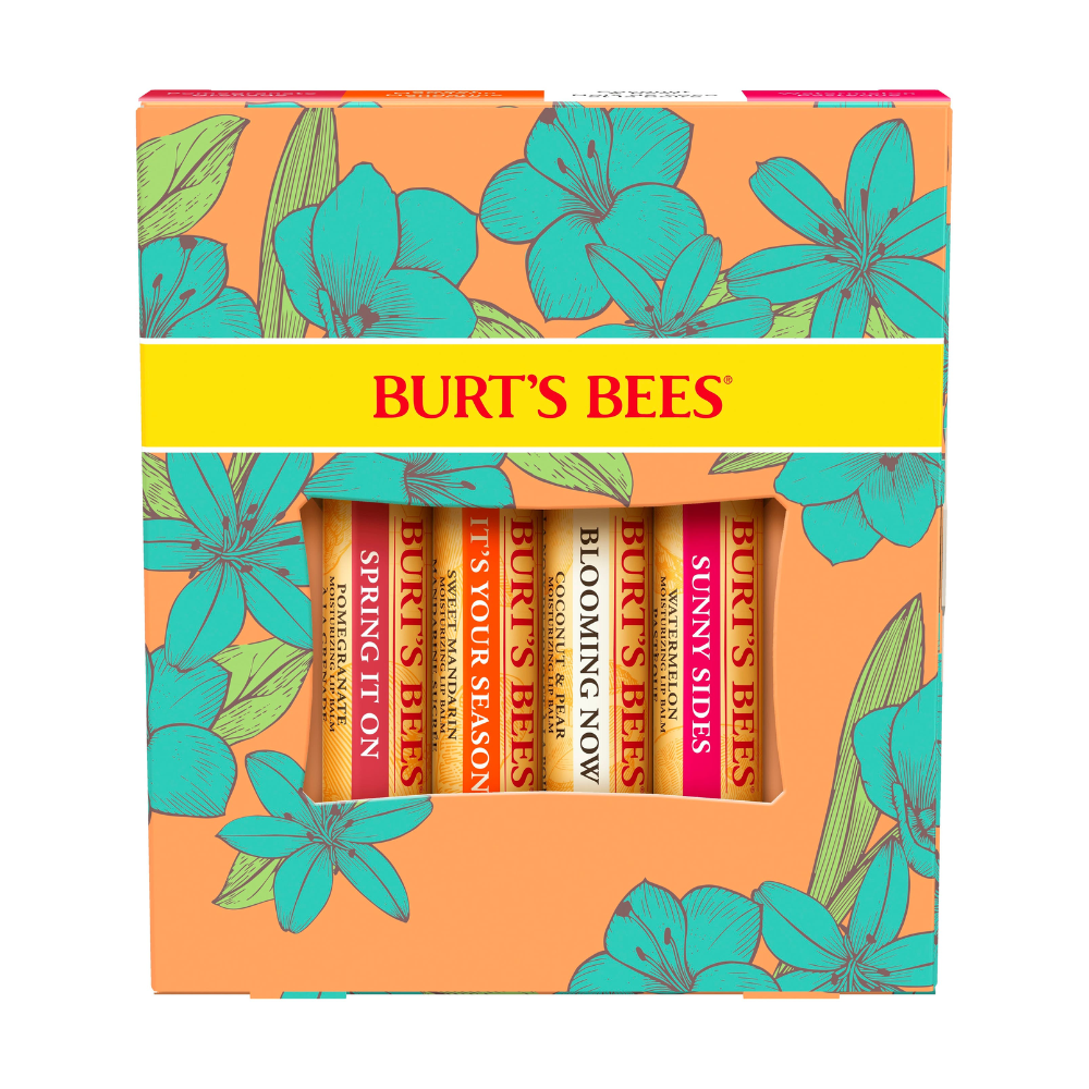 Burt's Bees Spring Just Picked Lip Balm Set 4x4.25g