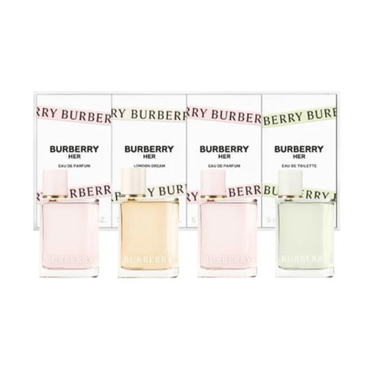 Burberry Her 4 Piece Minis Fragrance Gift Set 4x5mL