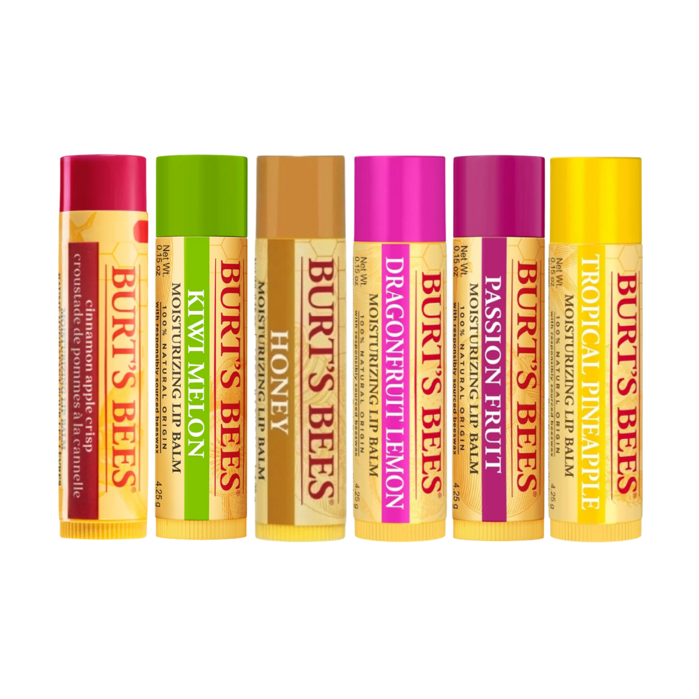 Burt's Bees Exotic Treats Lip Balm Set 6x4.25g