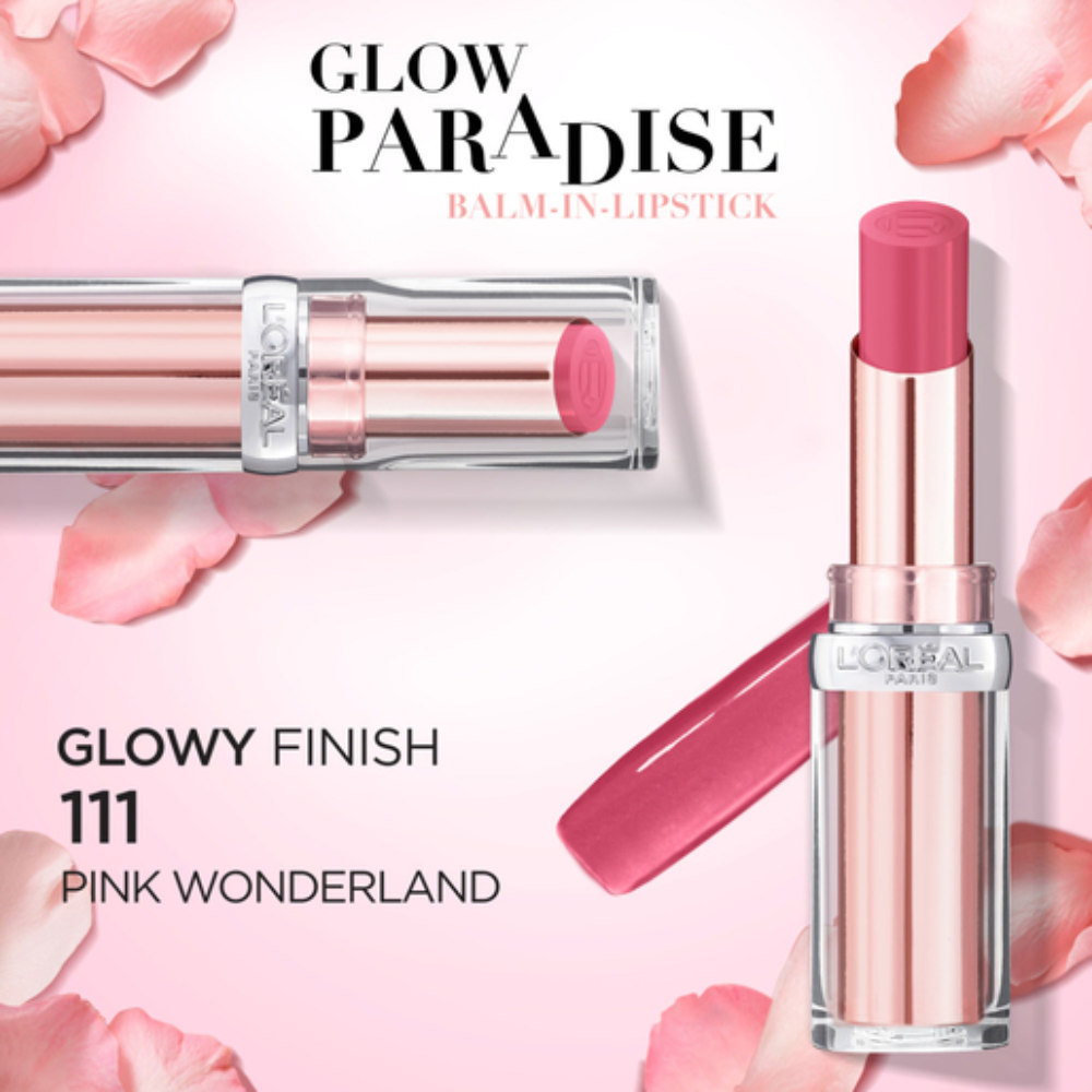L'Oreal Paris Color Riche Glow Paradise Balm Lipstick 2.8g - 111 Pink Wonderland