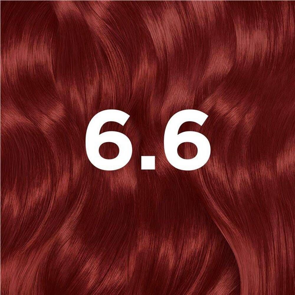3 x Garnier Permanent Hair Colour - 6.6 Pomegranate Red