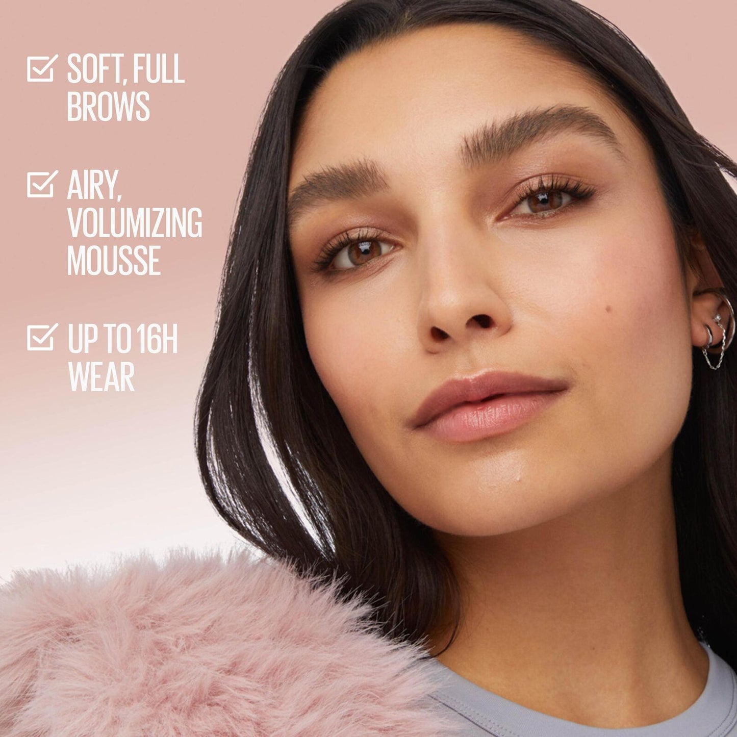 3 x Maybelline Super Fluff Brow Mousse 5mL - 255 Soft Brown