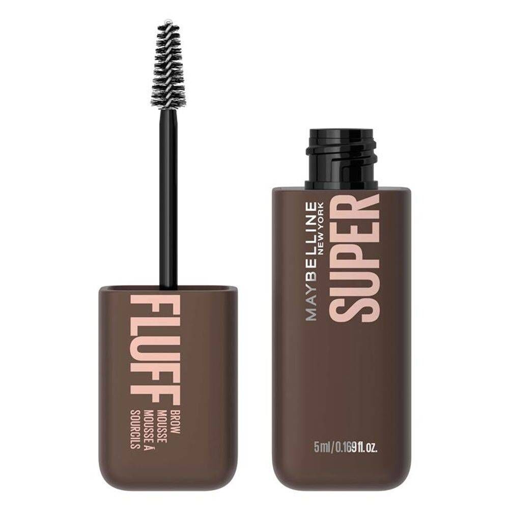 3 x Maybelline Super Fluff Brow Mousse 5mL - 260 Deep Brown