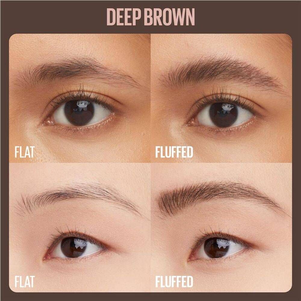 3 x Maybelline Super Fluff Brow Mousse 5mL - 260 Deep Brown