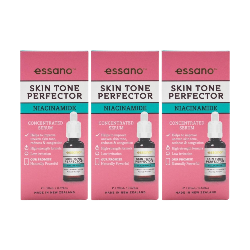 3 x Essano Skin Tone Perfecting Niacinamide Concentrated Serum 20mL