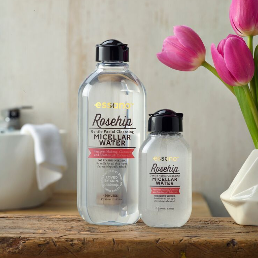 2 x Essano Hydrating Rosehip Micellar Water 400mL