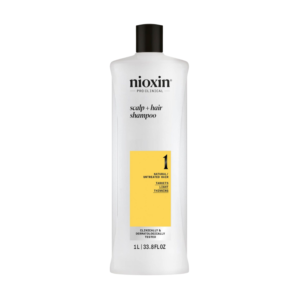 Nioxin System 1 Scalp & Hair Shampoo & Conditioner 1000mL Set