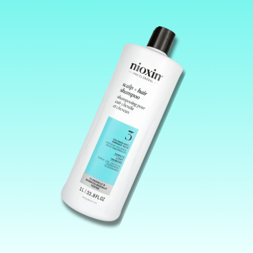 Nioxin System 3 Scalp + Hair Shampoo 1 Litre (1000mL)