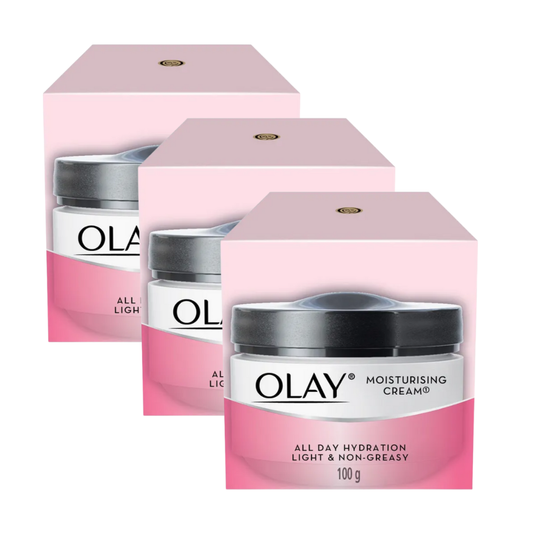 3 x Olay All Day Hydration Moisturising Cream 100g
