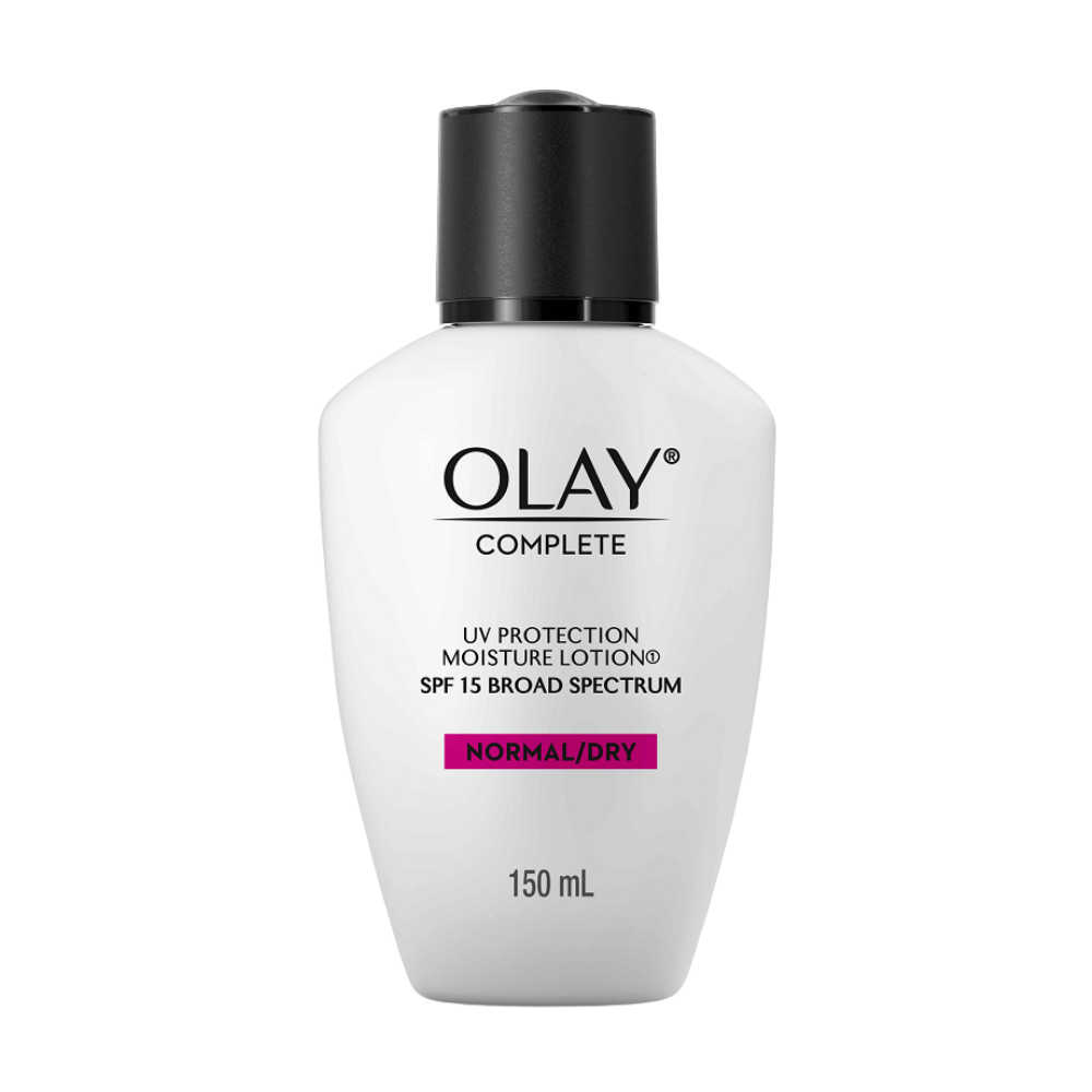 3 x Olay Complete UV Protection Moisture Lotion SPF15 Normal/Dry Skin 150mL