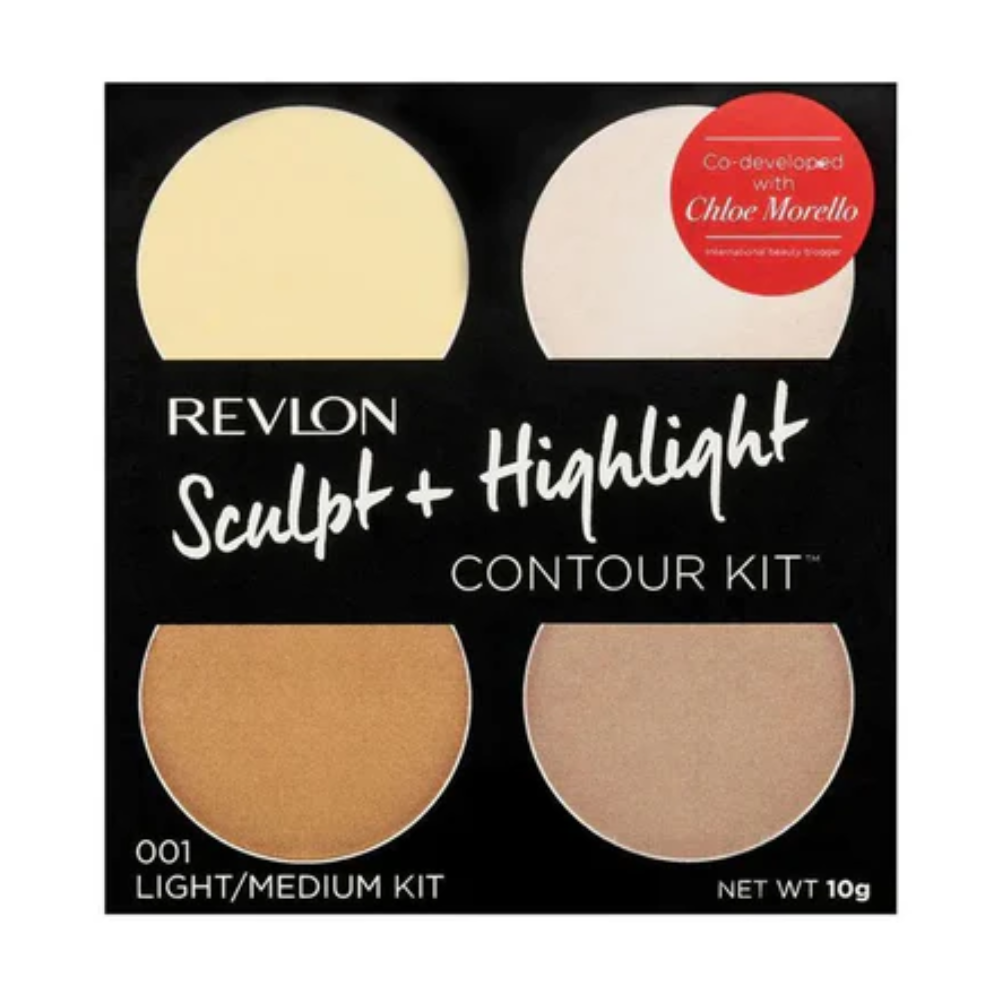 Revlon Sculpt + Highlight Contour Kit 10g - 001 Light/Medium