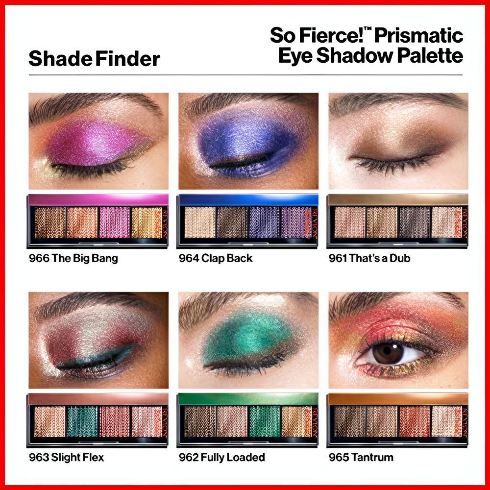 Revlon So Fierce! Prismatic Halo Shadow Quad 6g - Fully Loaded