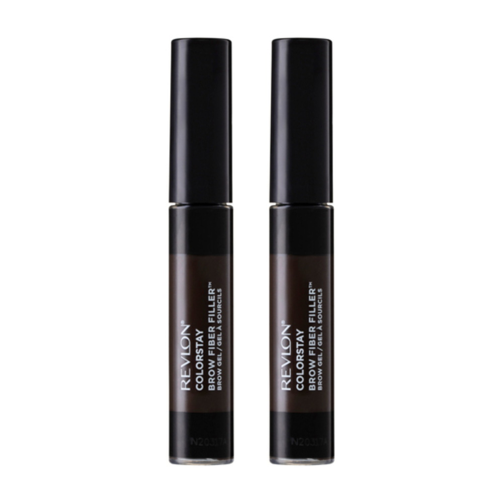 2 x Revlon ColorStay Brow Fiber Filler 6.8g - 305 Dark Brown
