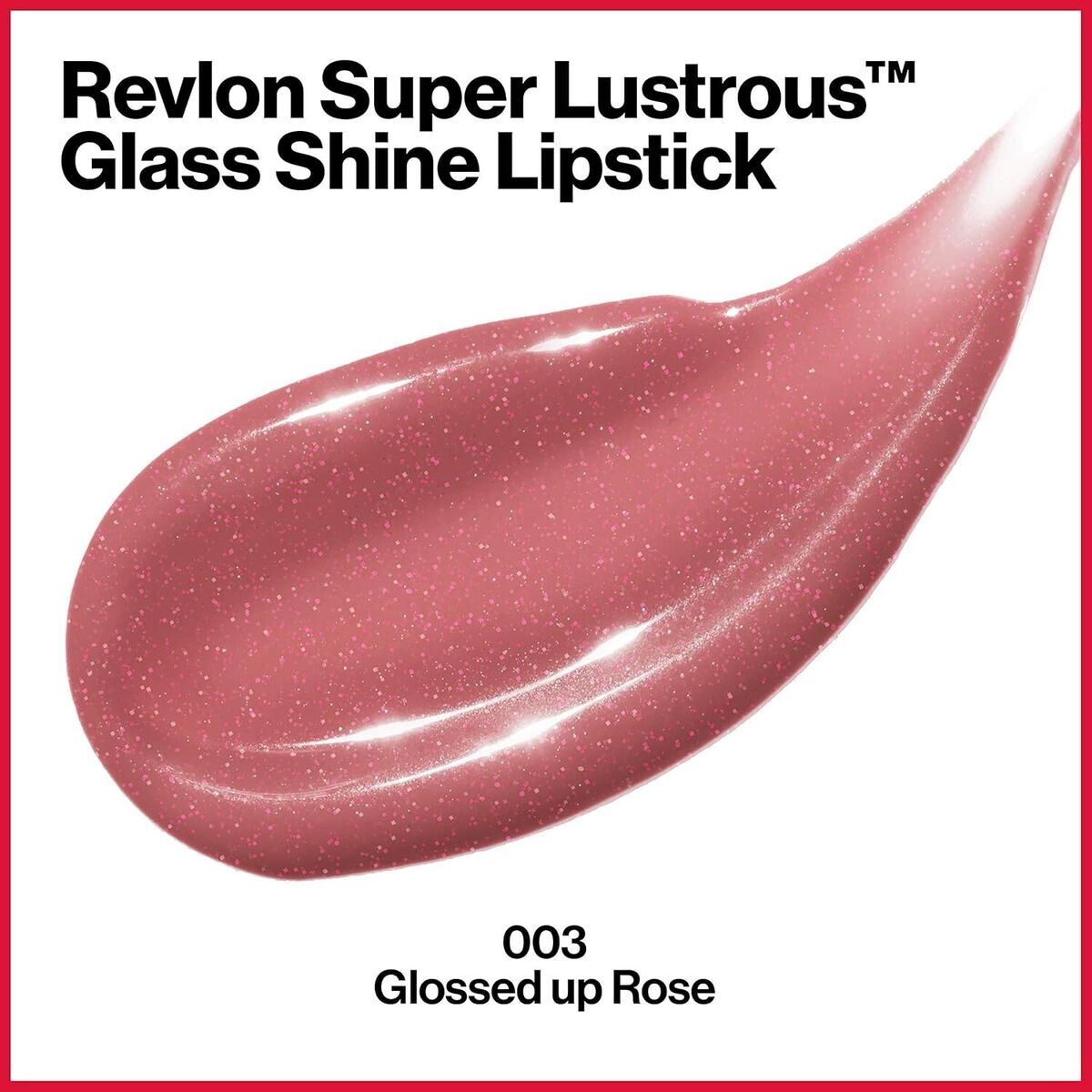 2 x Revlon Super Lustrous Glass Shine Lipstick 3.1g - 003 Glossed Up Rose