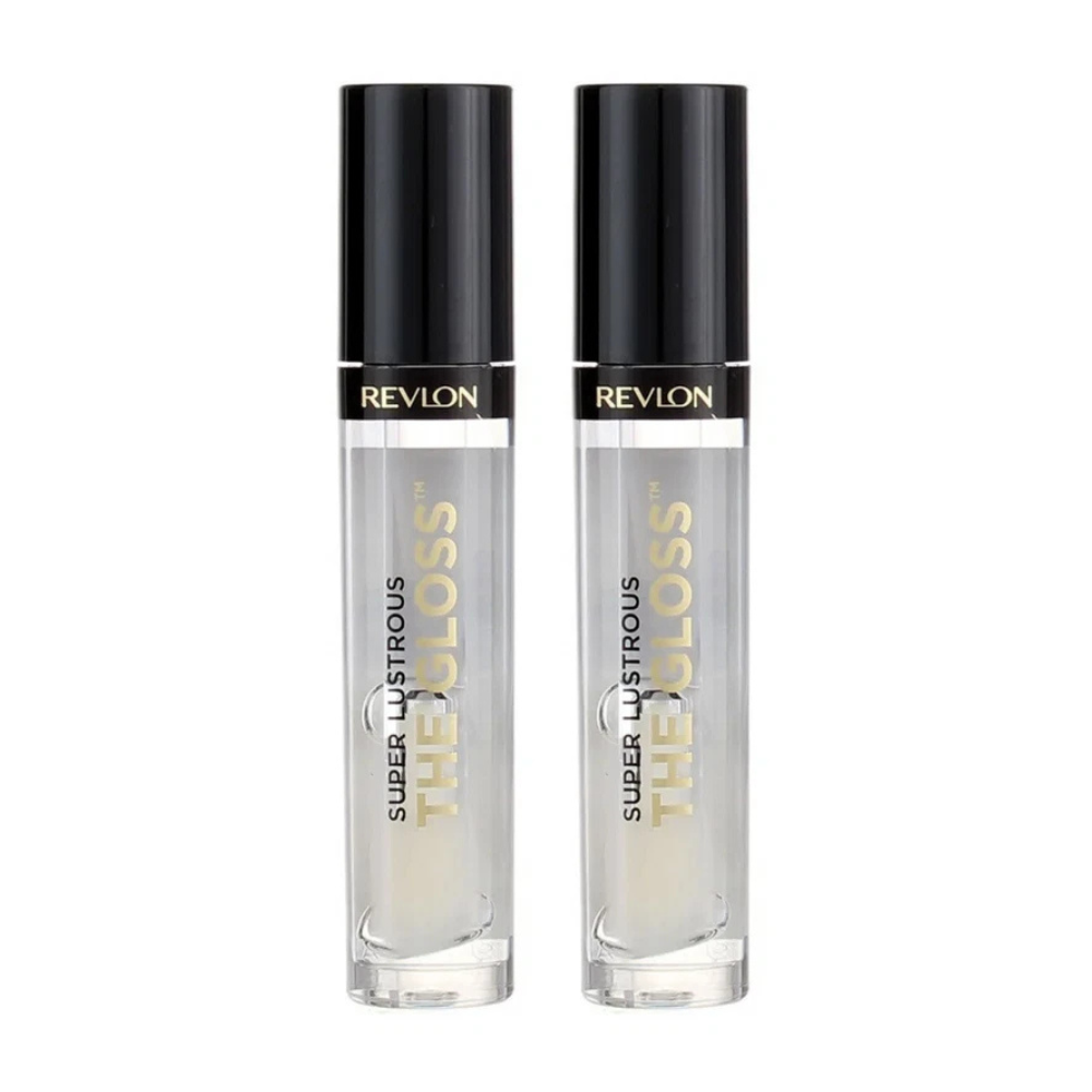 2 x Revlon Super Lustrous The Gloss 3.8mL - 200 Crystal Clear