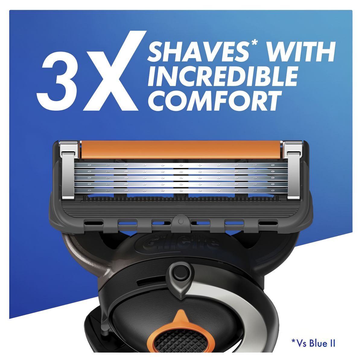 Gillette ProGlide5 Razor Handle + 2 Refill Blades