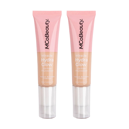 2 x MCoBeauty Miracle Hydro Glow Oil Free Foundation 30mL - Classic Ivory