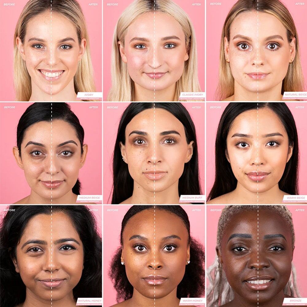 2 x MCoBeauty Miracle Hydro Glow Oil Free Foundation 30mL - Light Beige