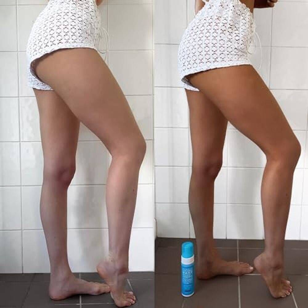 MineTan Coconut Water Self Tan Foam Duo with Applicator & Exfoliating Mitt