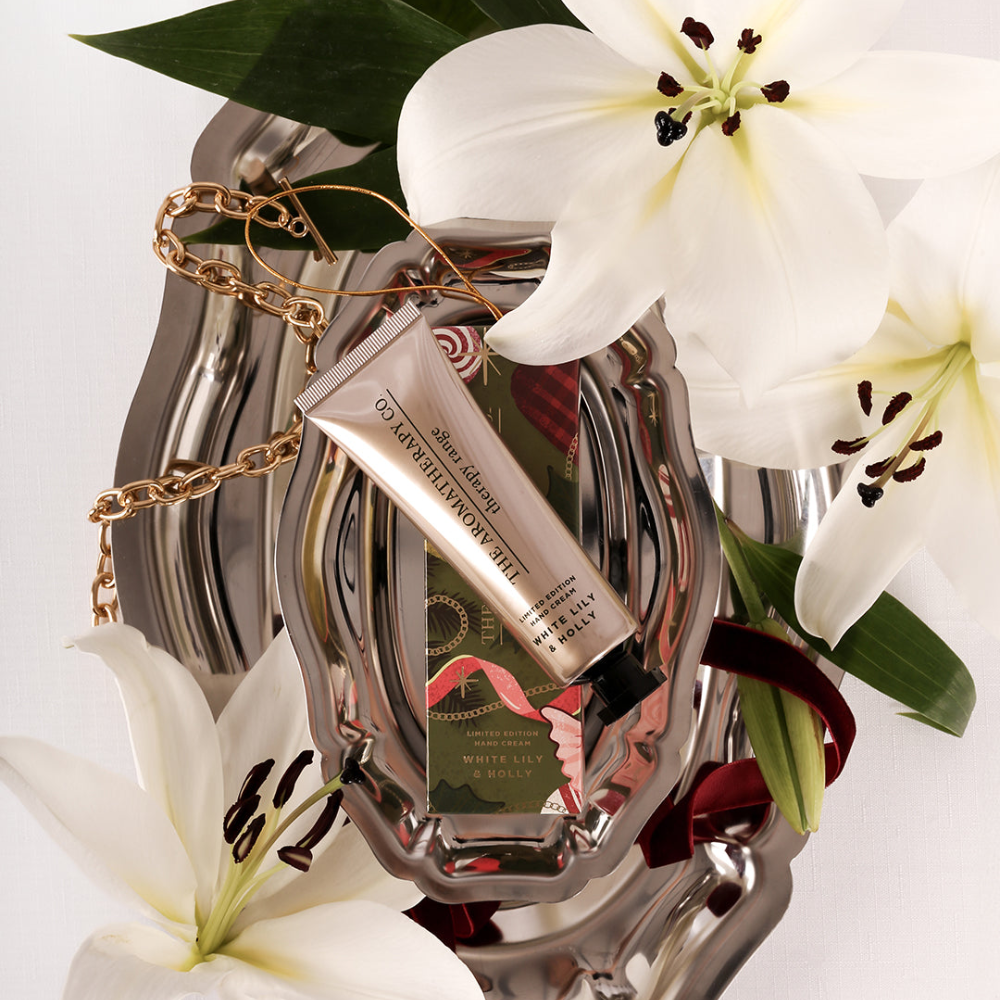 The Aromatherapy Co. Limited Edition Hand Cream 50mL - White Lily & Holly