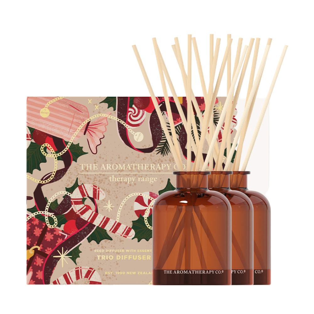 The Aromatherapy Co. Therapy Aroma Diffuser Trio Festive Gift Set - Relax, Restore & Soothe