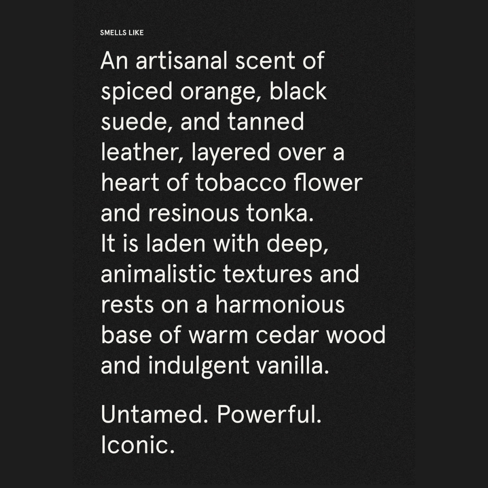 The Aromatherapy Co. Smith & Co. Limited Edition Candle 80g - Tabac & Cedarwood