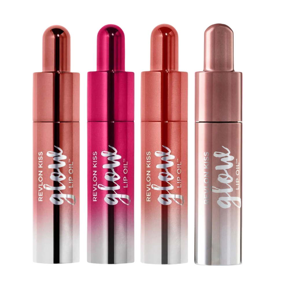 Revlon Kiss Glow Lip Oil Gloss & Glow Set 4x7.1mL