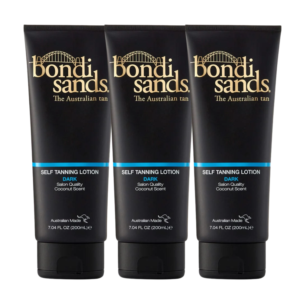 3 x Bondi Sands Self Tanning Lotion Dark 200mL