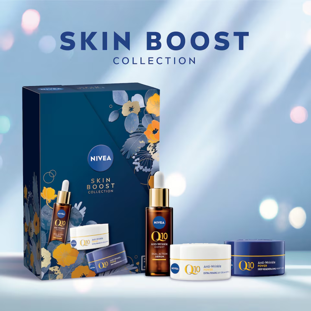 Nivea Skin Boost Collection Anti-Wrinkle Q10 3 Piece Gift Pack