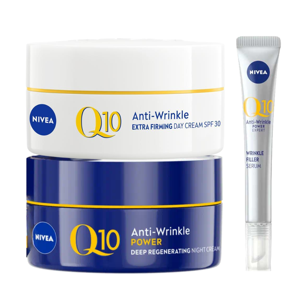 Nivea Reviving Moments Of Joy Q10 Anti-Wrinkle Trio 3 Piece Gift Set