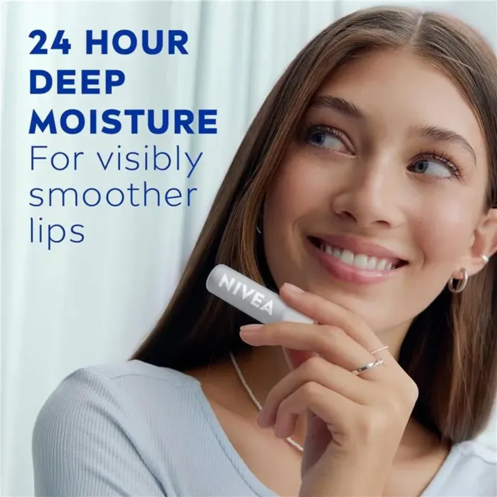 6 x Nivea Lip Moisture Plus Hyaluron Lip Balm 5.2g - Original