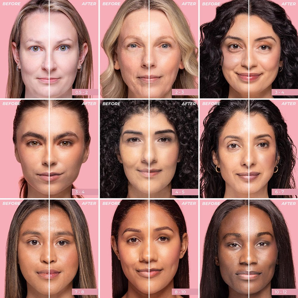 2 x MCoBeauty Sheer Tint Super Glow Serum Foundation 30mL - 2-3 Light