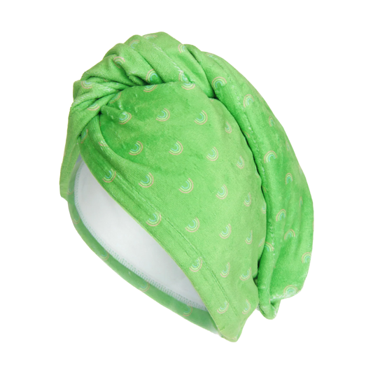 Esmi Microfibre Hair Wrap - Green