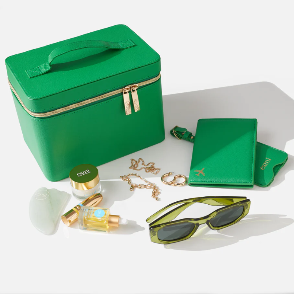 Esmi Come Fly With Me Cosmetic Bag - Green