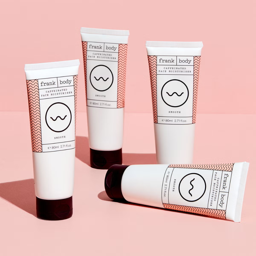 2 x Frank Body Caffeinated Face Moisturiser 80mL