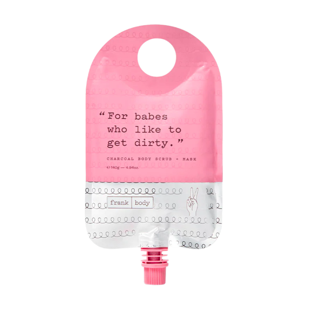 5 x Frank Body Charcoal Body Scrub + Mask 140mL