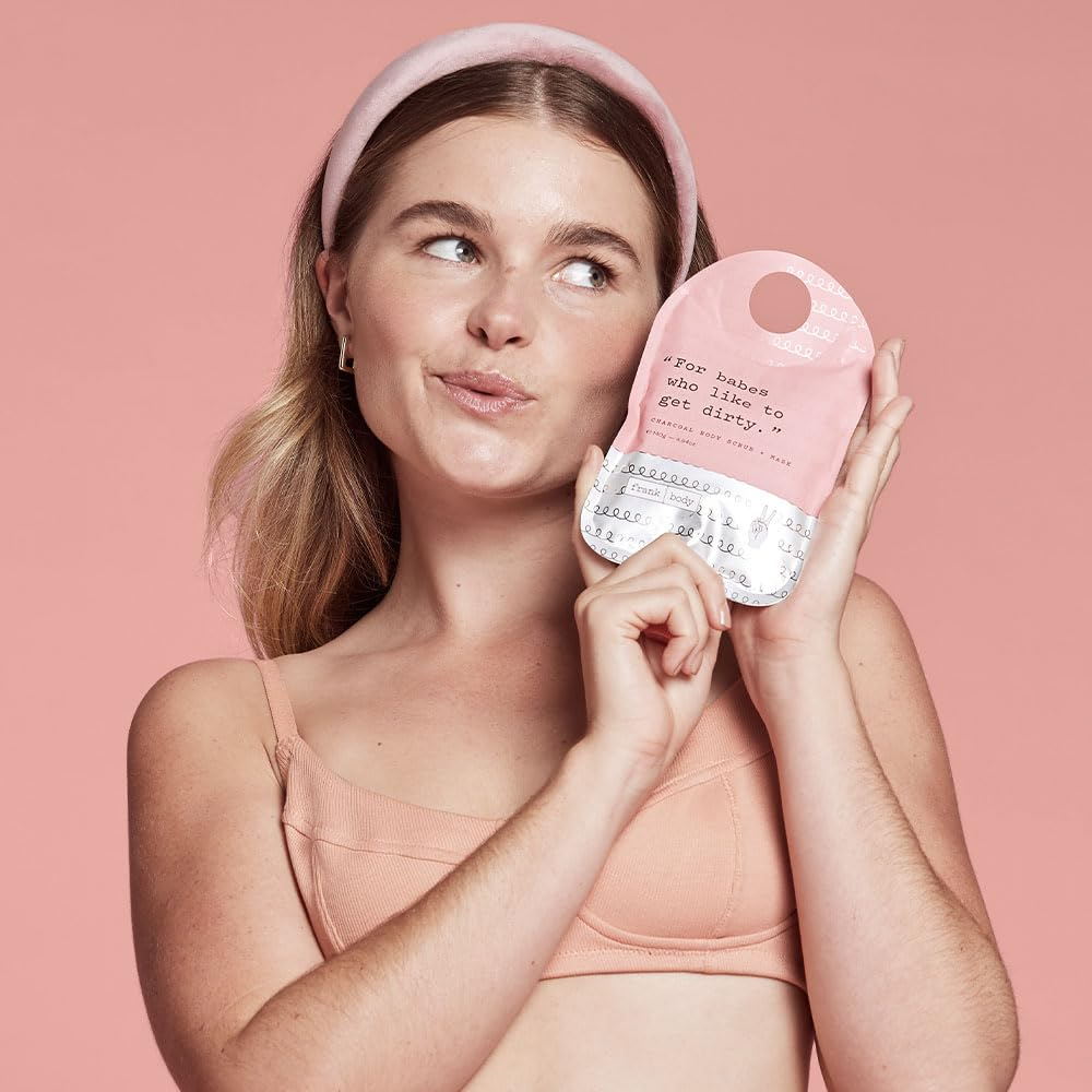 5 x Frank Body Charcoal Body Scrub + Mask 140mL