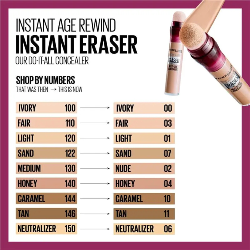 Maybelline Instant-Age Eraser Multi-Use Concealer 6mL - 04