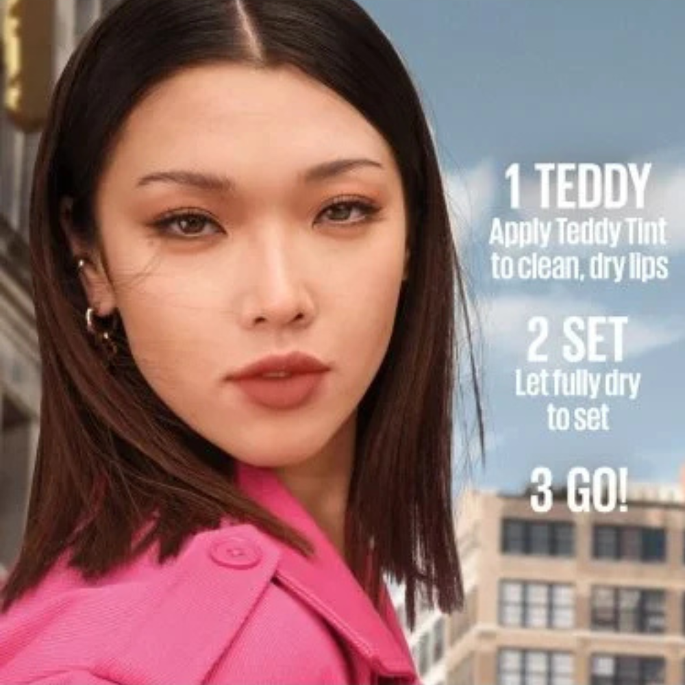 2 x Maybelline Superstay Teddy Tint Lipstick 5mL - 55 Knee High