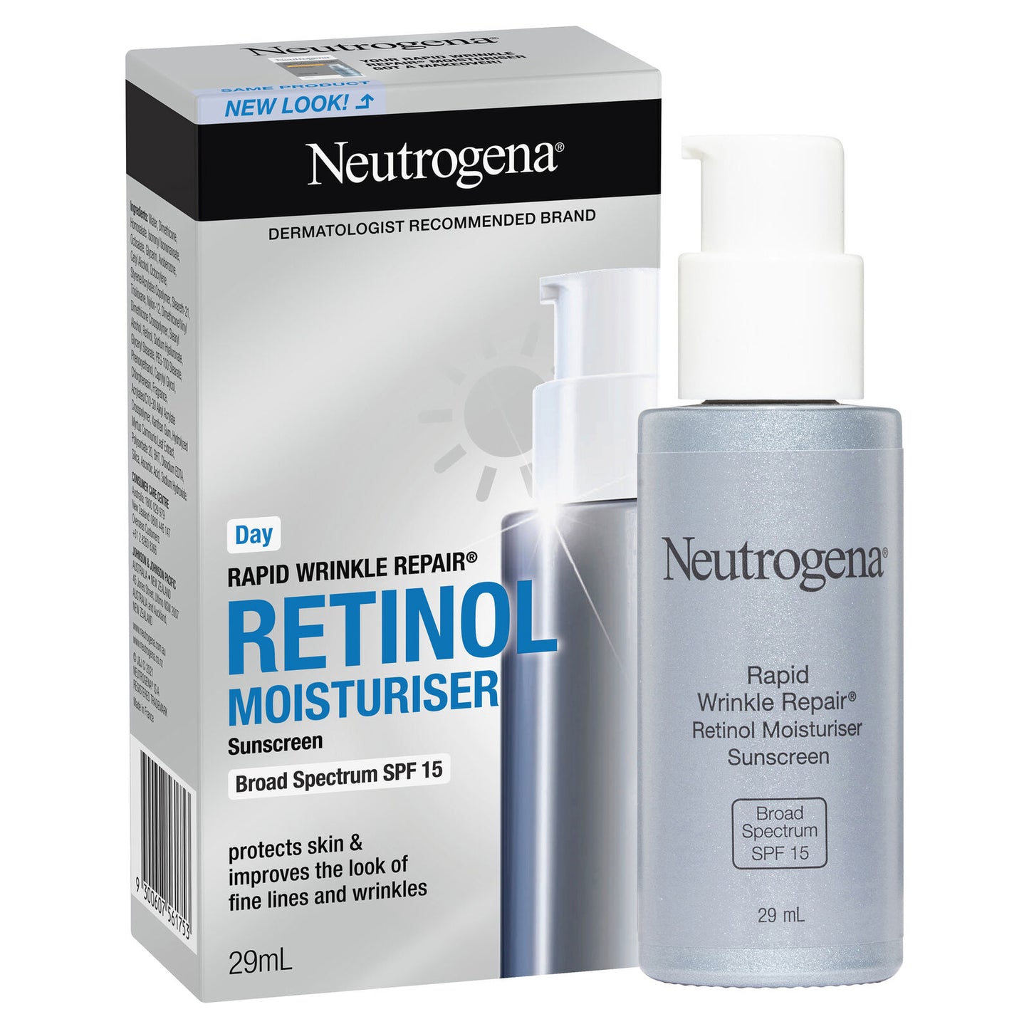Neutrogena Rapid Wrinkle Repair Retinol Day Moisturiser SPF15 29mL