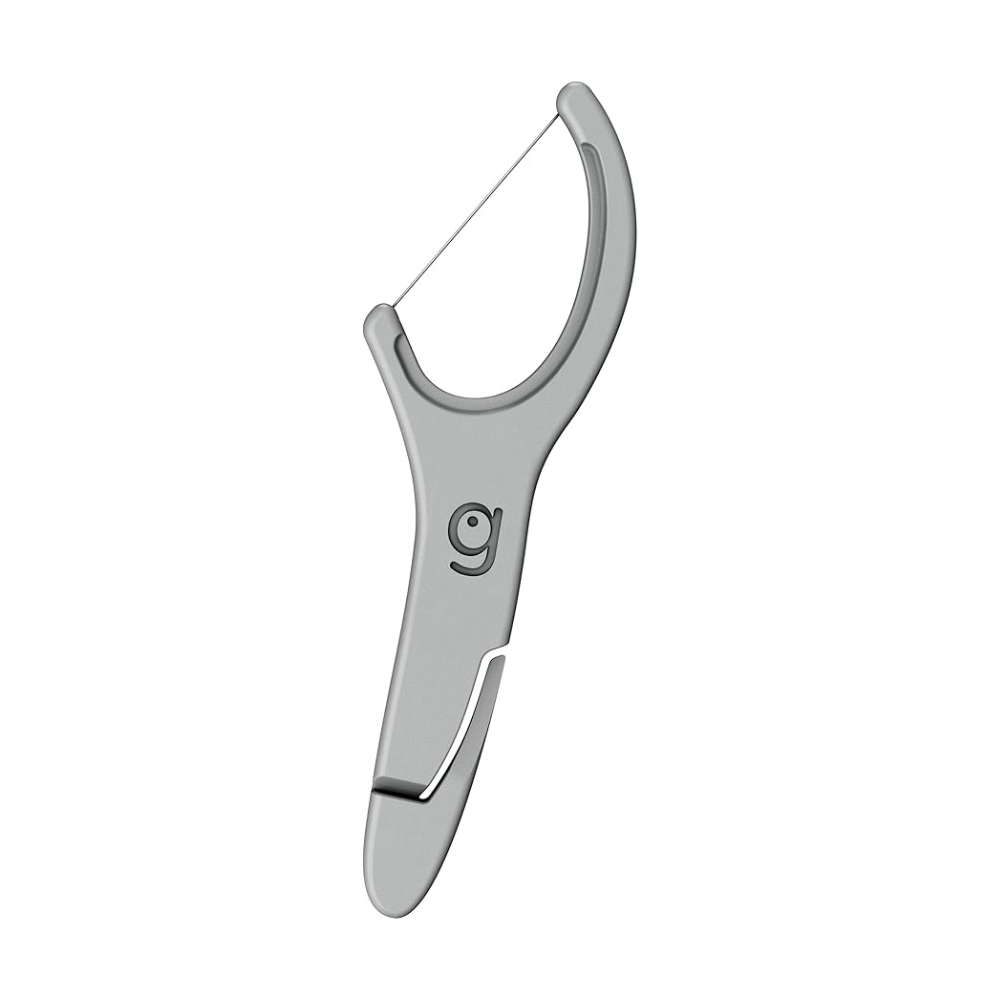 6 x Go2 Dentagenie Silver Antibacterial Floss Minty Flosspyx 36 Pack