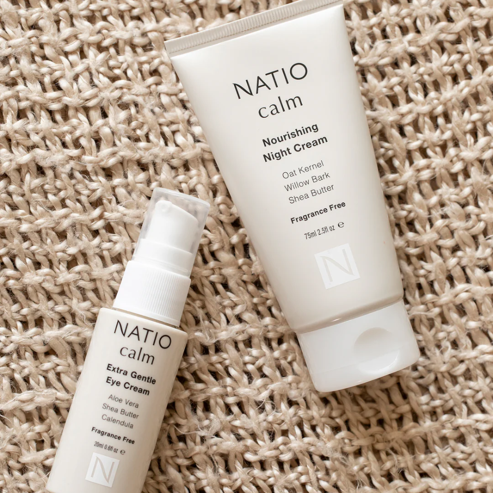 2 x Natio Calm Nourishing Night Cream 75mL